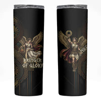 Nike Goddess Skinny Tumbler Ancient Greece Laurel Wreath And Greek Key