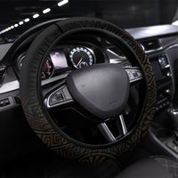 Nike Goddess Steering Wheel Cover Ancient Greece Laurel Wreath And Greek Key