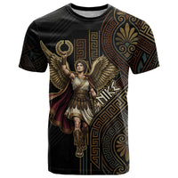 Nike Goddess T Shirt Ancient Greece Laurel Wreath And Greek Key