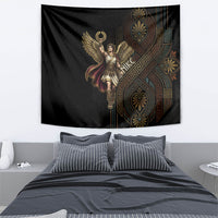 Nike Goddess Tapestry Ancient Greece Laurel Wreath And Greek Key