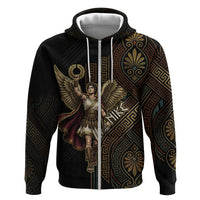 Nike Goddess Zip Hoodie Ancient Greece Laurel Wreath And Greek Key