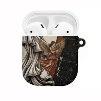 Nike Goddess AirPods Case Winged Goddess Lyre Instrument And Greek Key
