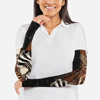 Nike Goddess Arm Sleeves Winged Goddess Lyre Instrument And Greek Key