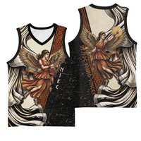 Nike Goddess Basketball Jersey Winged Goddess Lyre Instrument And Greek Key