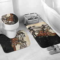Nike Goddess Bathroom Set Winged Goddess Lyre Instrument And Greek Key