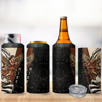 Nike Goddess 4 in 1 Can Cooler Tumbler Winged Goddess Lyre Instrument And Greek Key