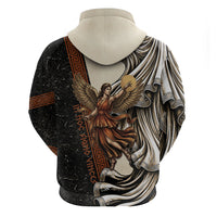 Nike Goddess Hoodie Winged Goddess Lyre Instrument And Greek Key