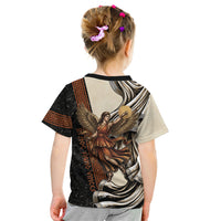Nike Goddess Kid T Shirt Winged Goddess Lyre Instrument And Greek Key