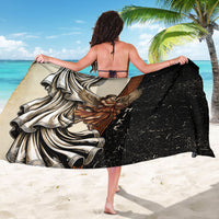 Nike Goddess Sarong Winged Goddess Lyre Instrument And Greek Key