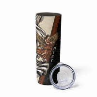 Nike Goddess Skinny Tumbler Winged Goddess Lyre Instrument And Greek Key