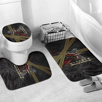 Nemesis Goddess Of Revenge Bathroom Set Winged Nemesis Scales Of Justice - Gold Greek Key