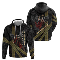 Nemesis Goddess Of Revenge Hoodie Winged Nemesis Scales Of Justice - Gold Greek Key