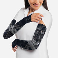 Nemesis Goddess Arm Sleeves Winged Nemesis Crescent Moon Sword Greek Key