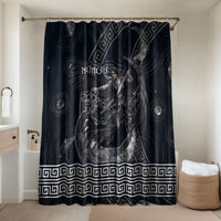 Nemesis Goddess Bathroom Set Winged Nemesis Crescent Moon Sword Greek Key