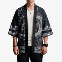 Nemesis Goddess Kimono Winged Nemesis Crescent Moon Sword Greek Key