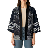 Nemesis Goddess Kimono Winged Nemesis Crescent Moon Sword Greek Key