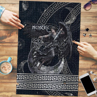 Nemesis Goddess Puzzle Winged Nemesis Crescent Moon Sword Greek Key