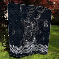 Nemesis Goddess Quilt Winged Nemesis Crescent Moon Sword Greek Key