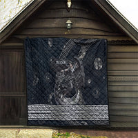 Nemesis Goddess Quilt Winged Nemesis Crescent Moon Sword Greek Key