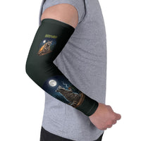 Raccoon Stay Wild Stay Cozy Camping Arm Sleeves Starry Night Forest Wildlife