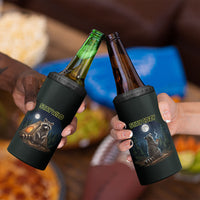 Raccoon Stay Wild Stay Cozy Camping 4 in 1 Can Cooler Tumbler Starry Night Forest Wildlife