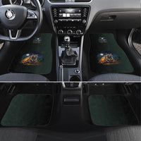 Raccoon Stay Wild Stay Cozy Camping Car Mats Starry Night Forest Wildlife