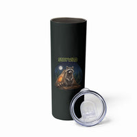 Raccoon Stay Wild Stay Cozy Camping Skinny Tumbler Starry Night Forest Wildlife