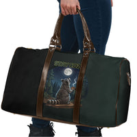 Raccoon Stay Wild Stay Cozy Camping Travel Bag Starry Night Forest Wildlife