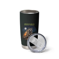 Raccoon Stay Wild Stay Cozy Camping Tumbler Cup Starry Night Forest Wildlife