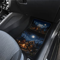 Raccoons Campfire Stay Cozy Stay Wild Car Mats Starry Night Forest Wildlife