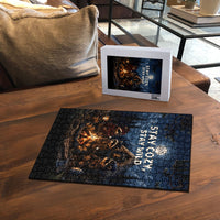 Raccoons Campfire Stay Cozy Stay Wild Puzzle Starry Night Forest Wildlife