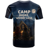 Raccoons Campfire Stay Cozy Stay Wild T Shirt Starry Night Forest Wildlife