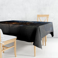 Raccoons Campfire Stay Cozy Stay Wild Tablecloth Starry Night Forest Wildlife