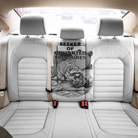 Raccoon I Am Not A Raccoon I Am A Trash Panda Back Car Seat Cover Funny Animal Meme Grayscale Sketch Illustration