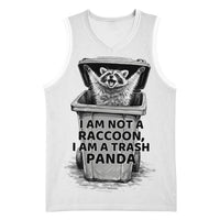 Raccoon I Am Not A Raccoon I Am A Trash Panda Basketball Jersey Funny Animal Meme Grayscale Sketch Illustration