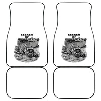 Raccoon I Am Not A Raccoon I Am A Trash Panda Car Mats Funny Animal Meme Grayscale Sketch Illustration