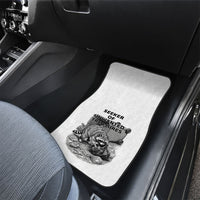 Raccoon I Am Not A Raccoon I Am A Trash Panda Car Mats Funny Animal Meme Grayscale Sketch Illustration