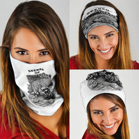 Raccoon I Am Not A Raccoon I Am A Trash Panda Neck Gaiter Funny Animal Meme Grayscale Sketch Illustration