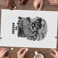 Raccoon I Am Not A Raccoon I Am A Trash Panda Puzzle Funny Animal Meme Grayscale Sketch Illustration
