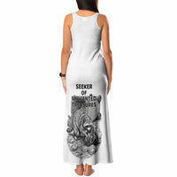 Raccoon I Am Not A Raccoon I Am A Trash Panda Tank Maxi Dress Funny Animal Meme Grayscale Sketch Illustration