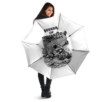Raccoon I Am Not A Raccoon I Am A Trash Panda Umbrella Funny Animal Meme Grayscale Sketch Illustration