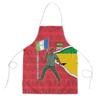 Autonomous Region of Principe Independence Apron with 1995 Flag Design and Cultural Pattern - Wonder Print Shop