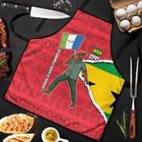 Autonomous Region of Principe Independence Apron with 1995 Flag Design and Cultural Pattern - Wonder Print Shop