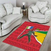 Autonomous Region of Principe Independence Area Rug with 1995 Flag Design and Cultural Pattern - Wonder Print Shop