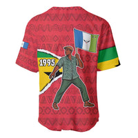 Autonomous Region of Principe Independence Baseball Jersey with 1995 Flag Design and Cultural Pattern - Wonder Print Shop
