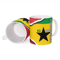 Autonomous Region of Principe Independence Ceramic Mug with 1995 Flag Design and Cultural Pattern - Wonder Print Shop