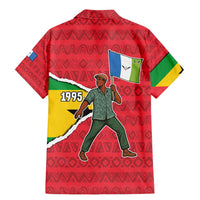 Autonomous Region of Principe Independence Family Matching Mermaid Dress and Hawaiian Shirt with 1995 Flag Design and Cultural Pattern - Wonder Print Shop