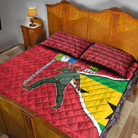 Autonomous Region of Principe Independence Quilt Bed Set with 1995 Flag Design and Cultural Pattern - Wonder Print Shop