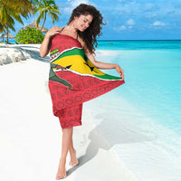 Autonomous Region of Principe Independence Sarong with 1995 Flag Design and Cultural Pattern - Wonder Print Shop