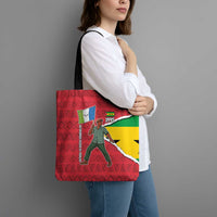 Autonomous Region of Principe Independence Tote Bag with 1995 Flag Design and Cultural Pattern - Wonder Print Shop